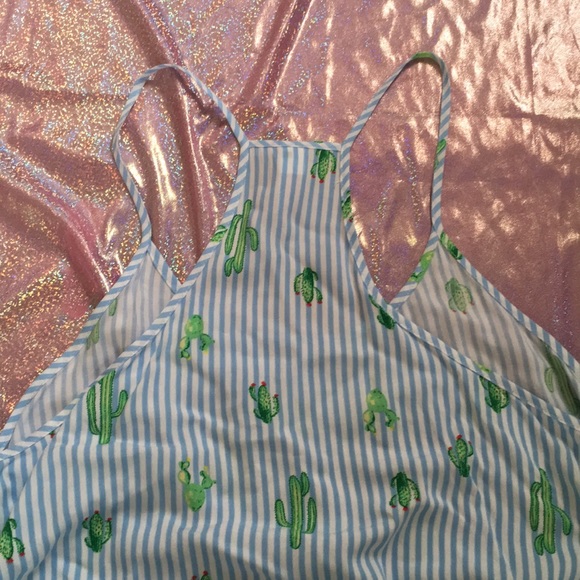 Cactus Spaghetti Strap Tank Top - Picture 5 of 5